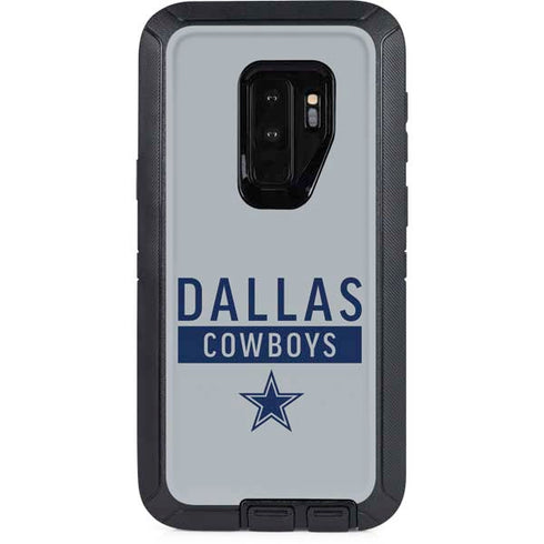 NFL Dallas Cowboys Silver Performance Series Otterbox Defender Galaxy Skin